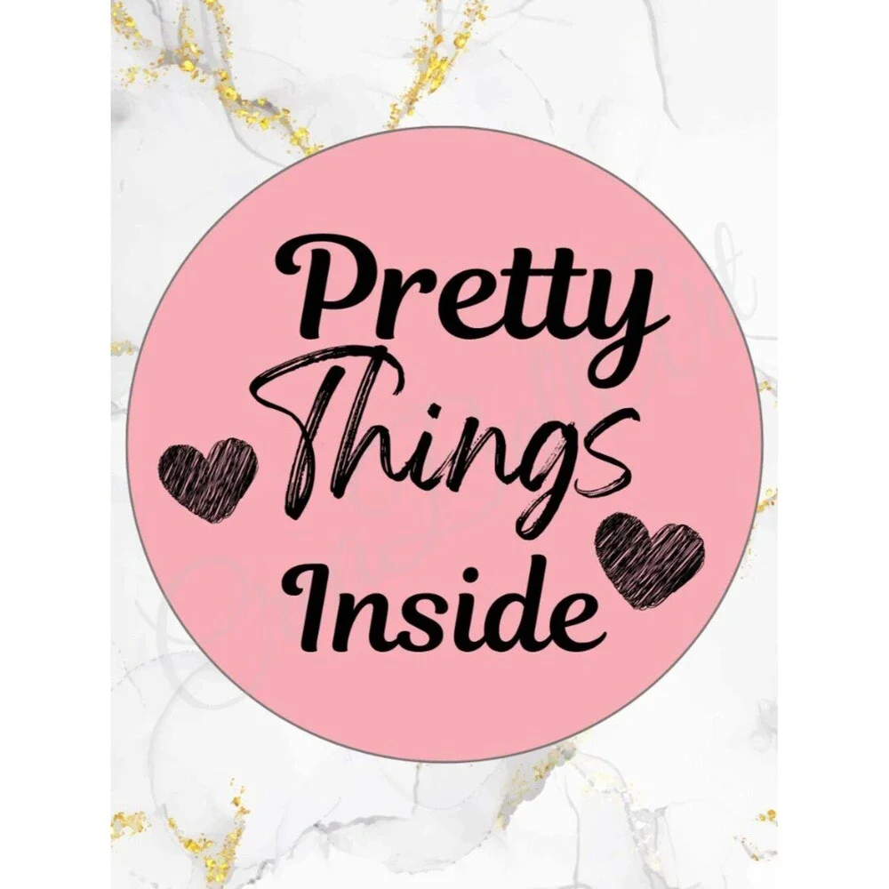100 Thank you Stickers | Pretty Things Inside